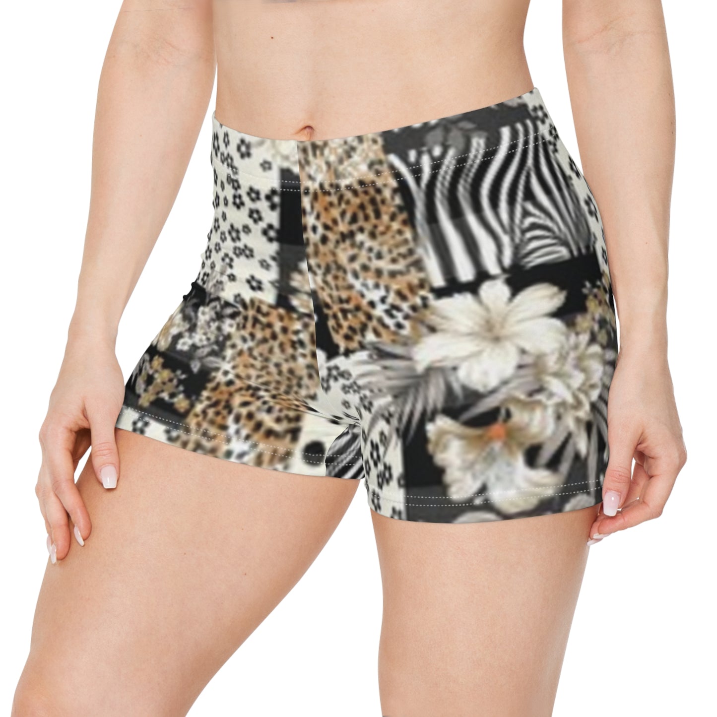 Floral Patchwork Women's Shorts/Pajama - Trendy Summer Style