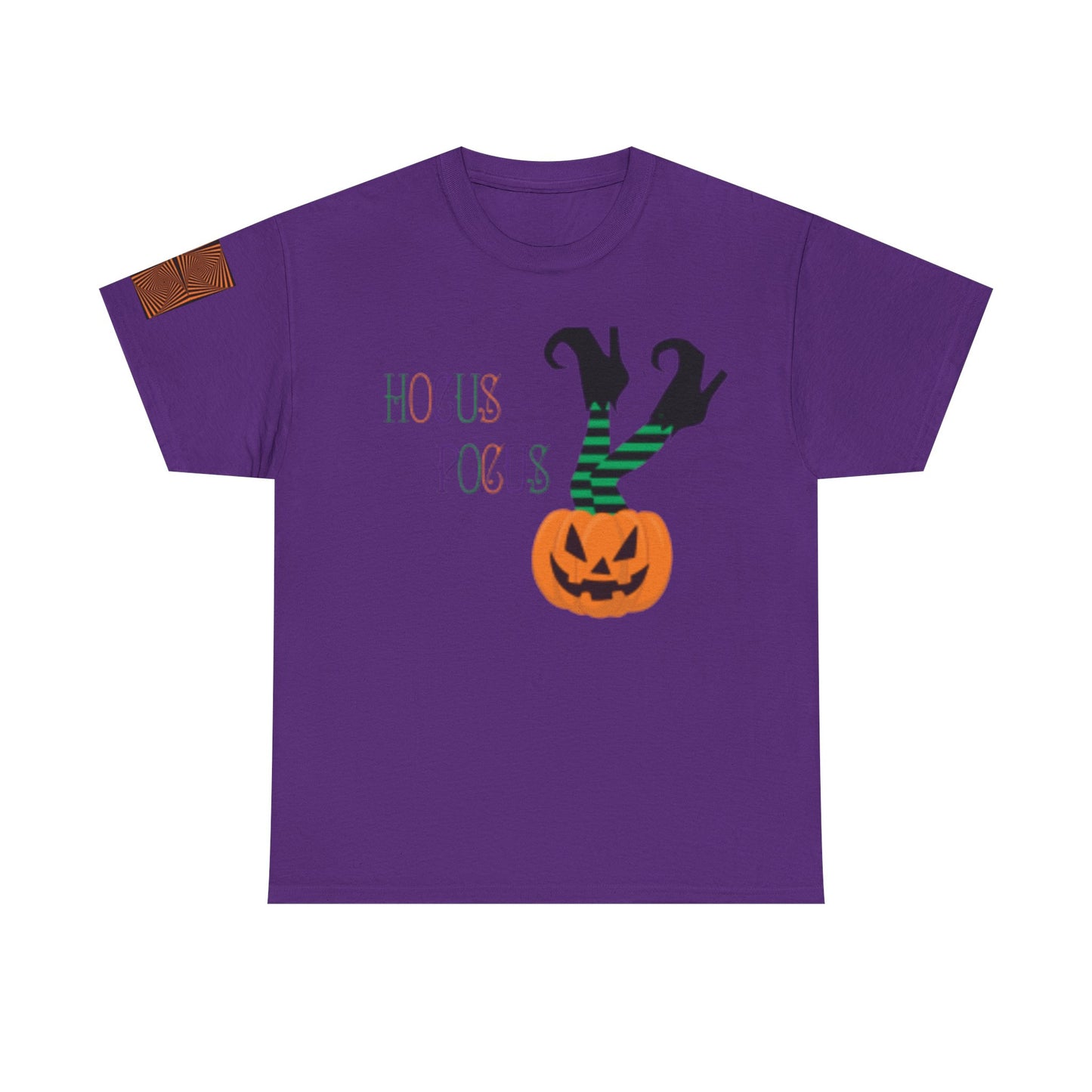 Orange Pumpkin Legs coming out Unisex Heavy Cotton T-shirt