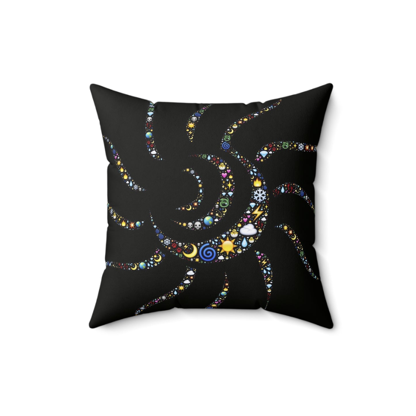 Square Pillow Sparkling Sun