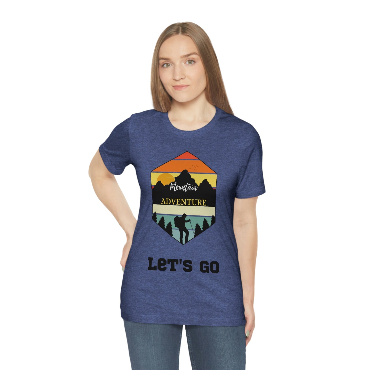 Let's Go Hiking Unisex Jersey Short Sleeve T-Shirt Adventures