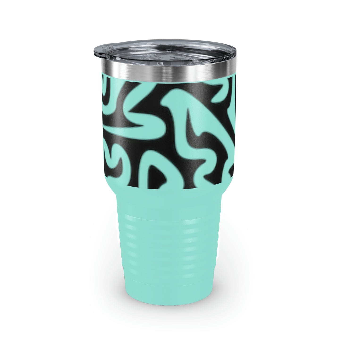 Vaso con cuello redondo y diseño de laberinto, 30 oz, para refrescos, té, agua, jugos, cerveza y vino