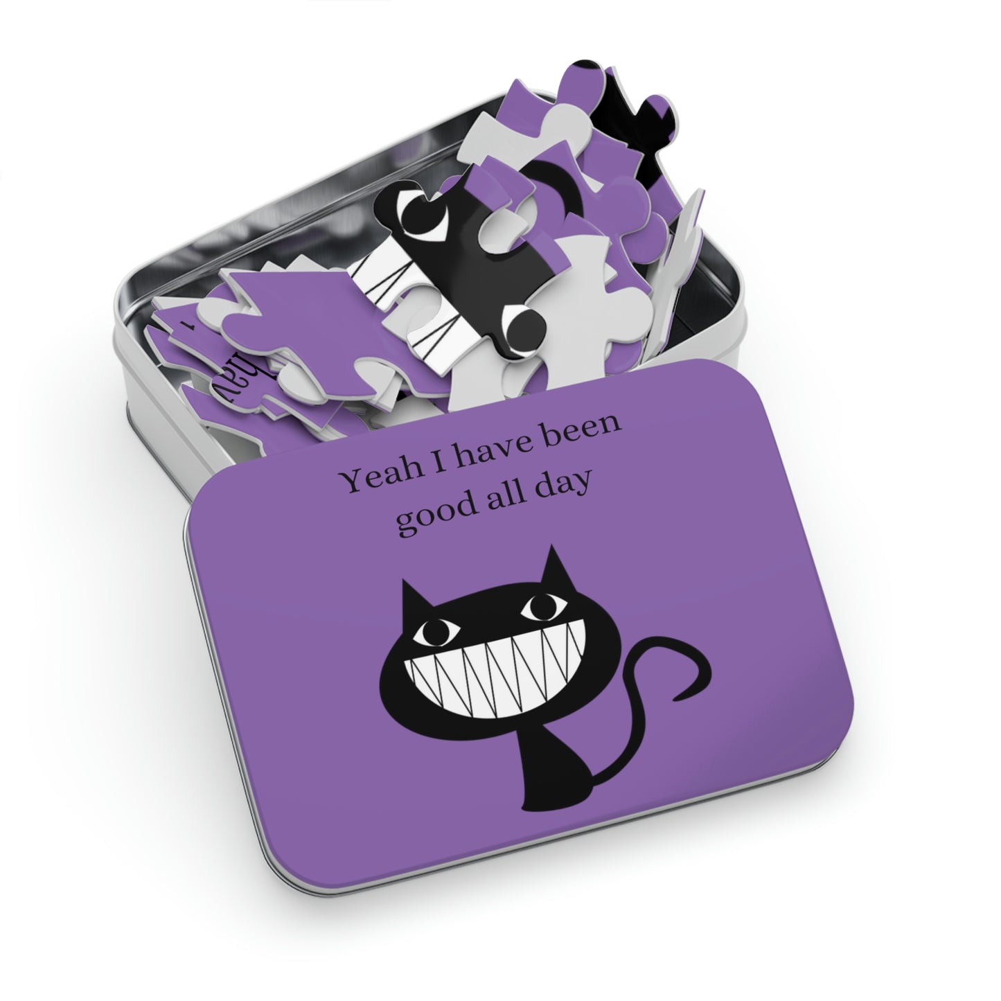 Black Cat Jigsaw Puzzle I Love Games!