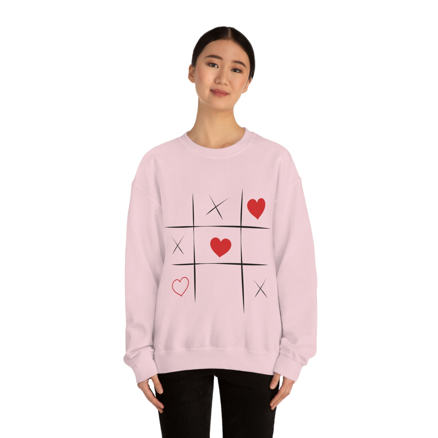Sweat-shirt ras du cou Tic Tac Toe Ma fille adorerait ce sweat-shirt !