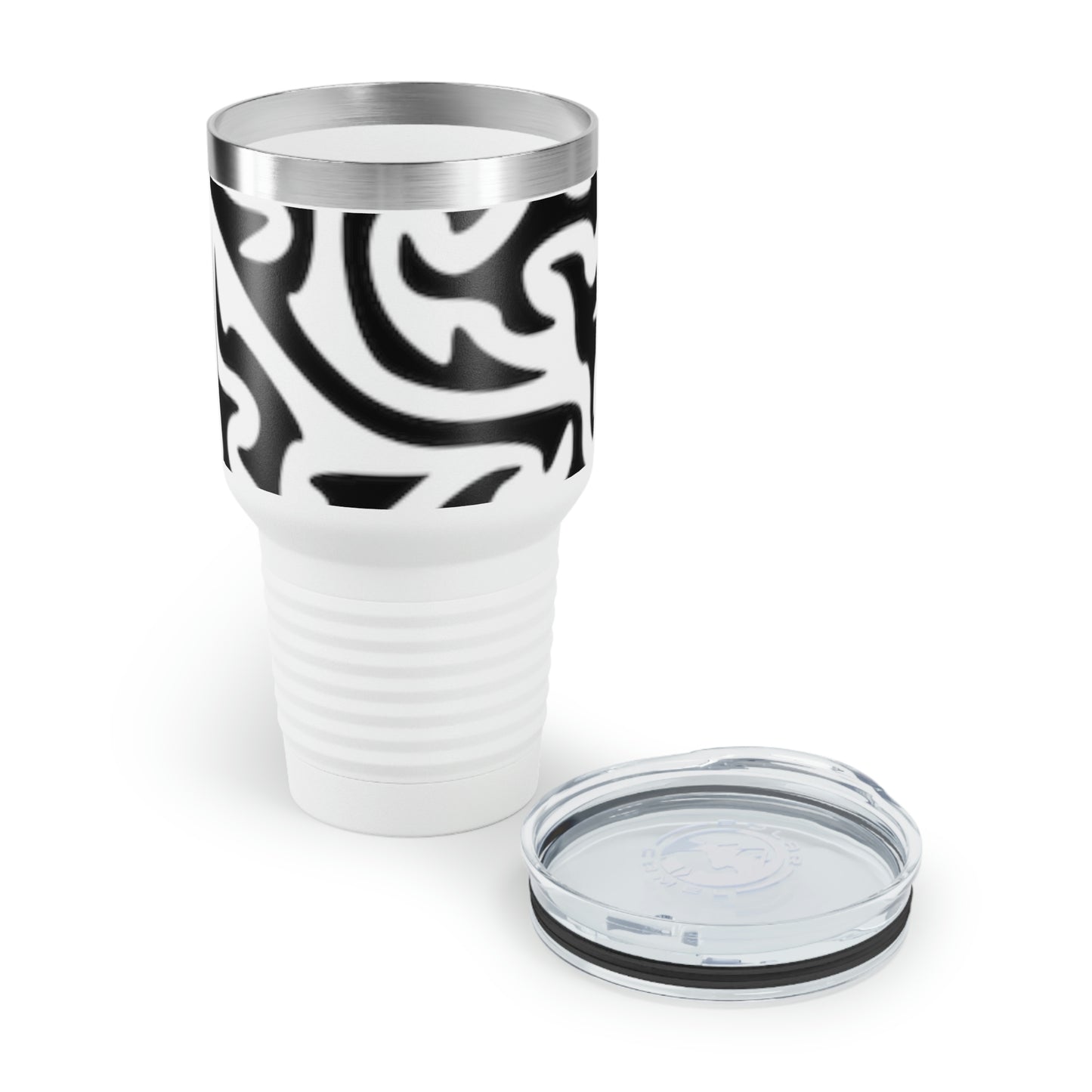 Vaso con cuello redondo y diseño de laberinto, 30 oz, para refrescos, té, agua, jugos, cerveza y vino