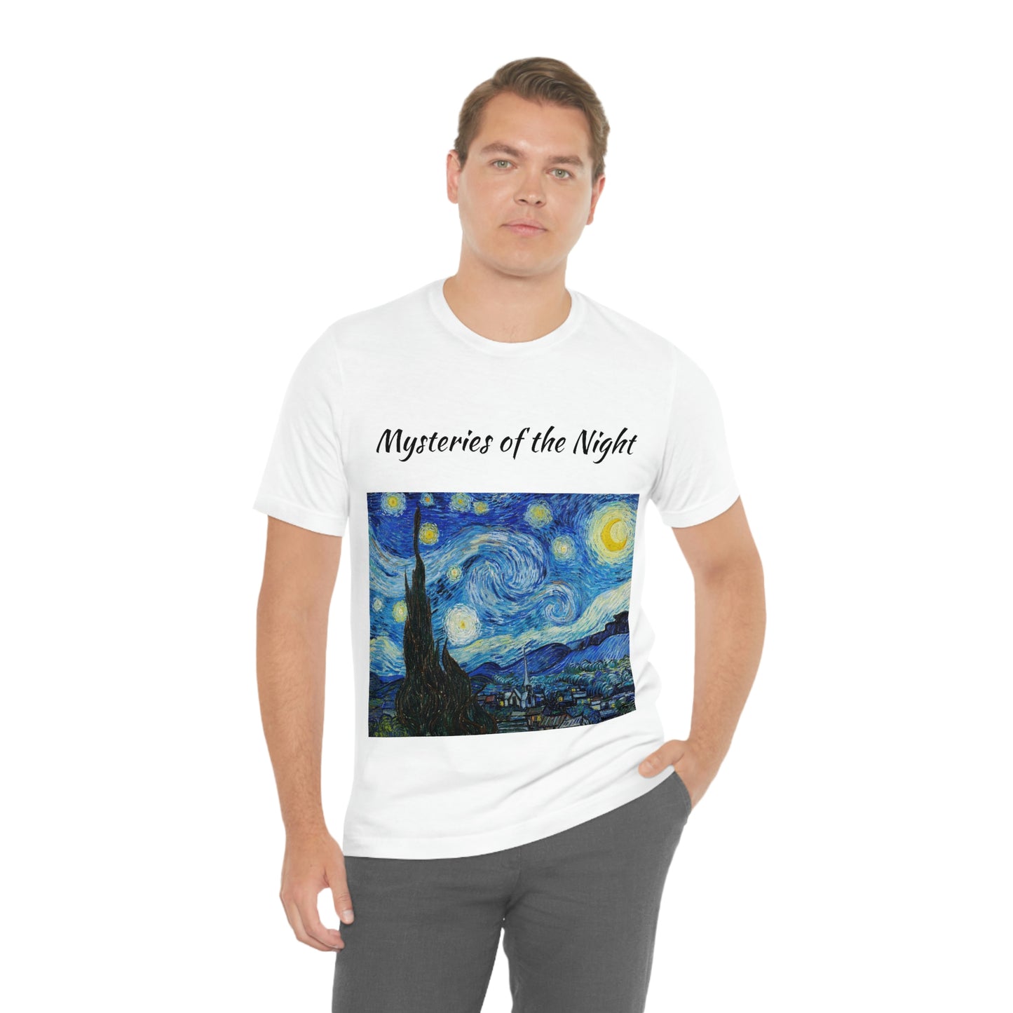 T-shirt unisexe Mystères de la nuit Voyage Travail Vacances Détente