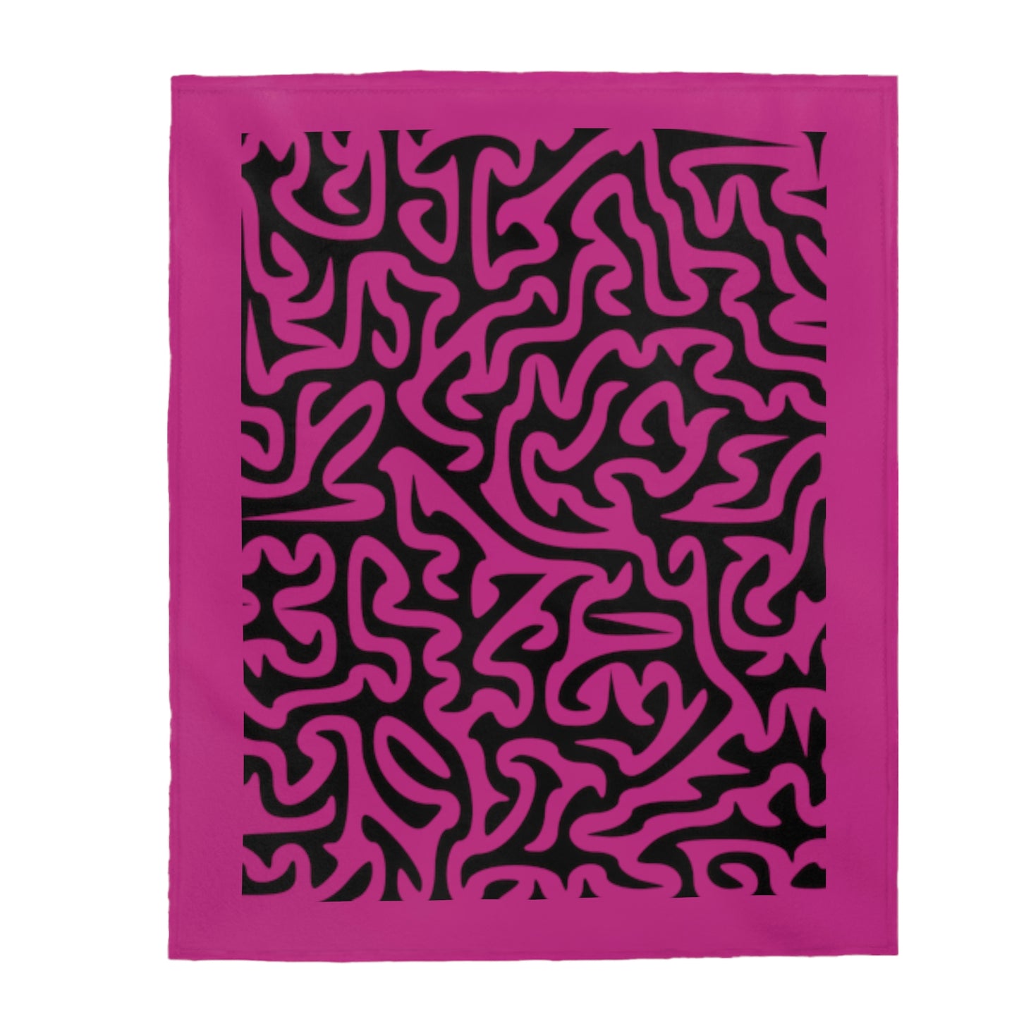 Maze Black Pink Velveteen Plush Blanket Babies Gift Children Gift Traveling