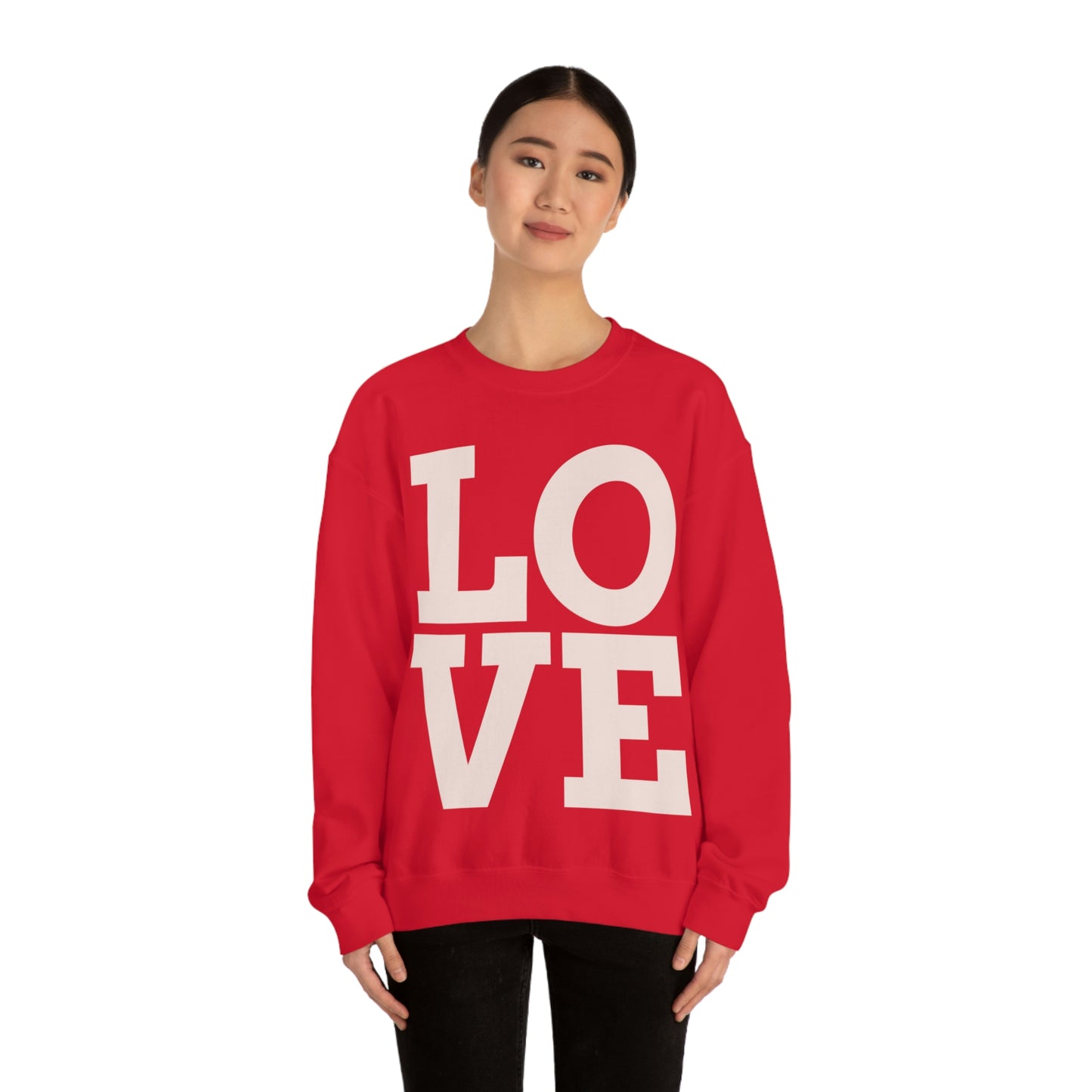 Sweat-shirt ras du cou LOVE J'adore mon sweat-shirt !