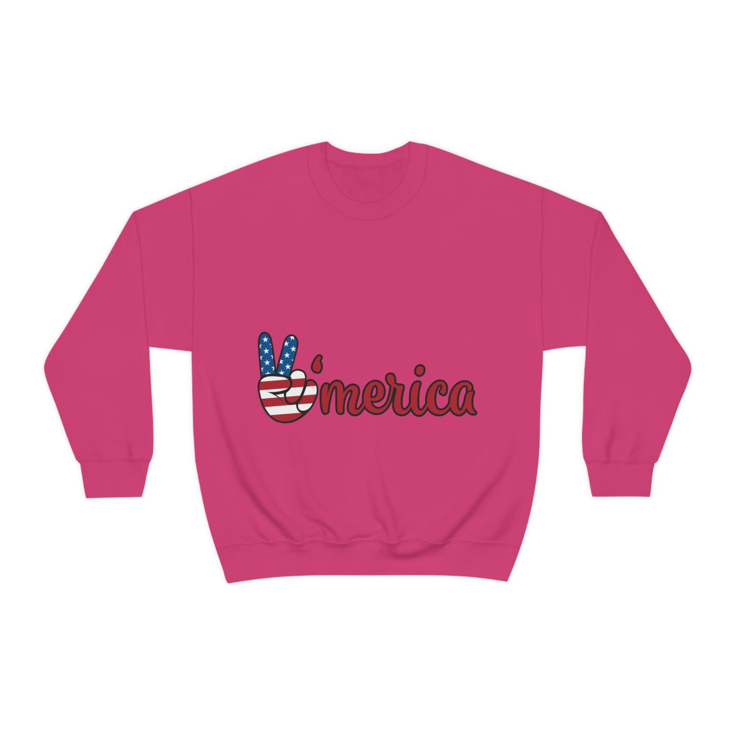 Peace Sign. Crewneck Sweatshirt. Custom Artwork. Unique Whimsical Flare. Vivid Colors. Great for Men, Women and Children. Soft against your skin. Comfortable to wear every day of the week. Looking Fabulous. Such a Wonderful Gift!