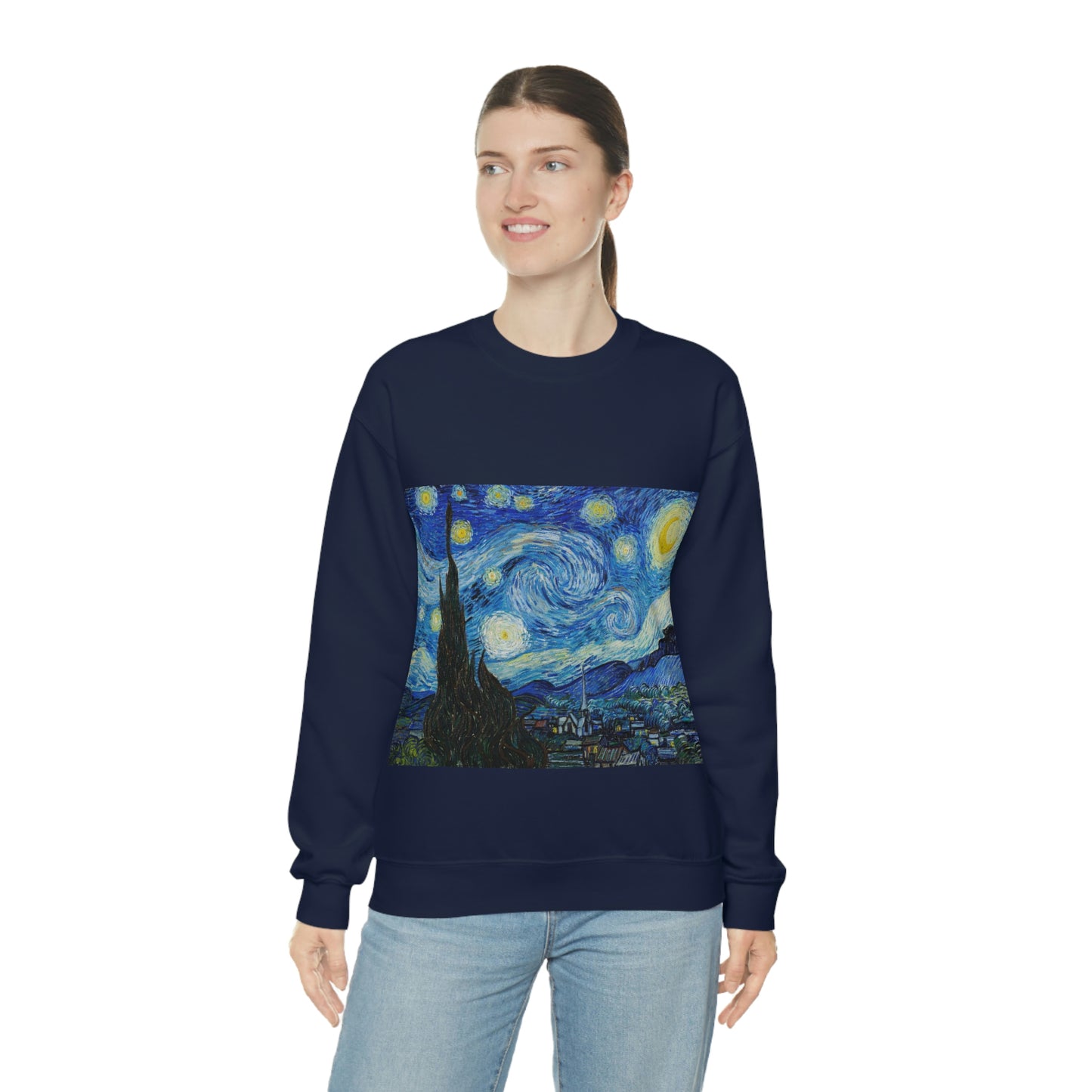 Sudadera de Vincent van Gogh con la noche estrellada Shookie Mookie