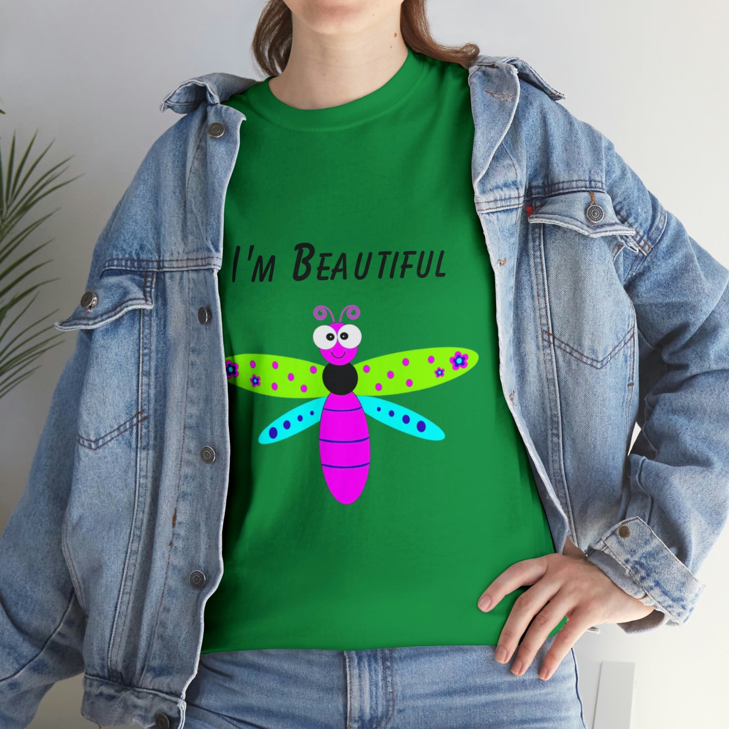 T-shirt Papillon coloré Je suis belle Voyage Films Travail