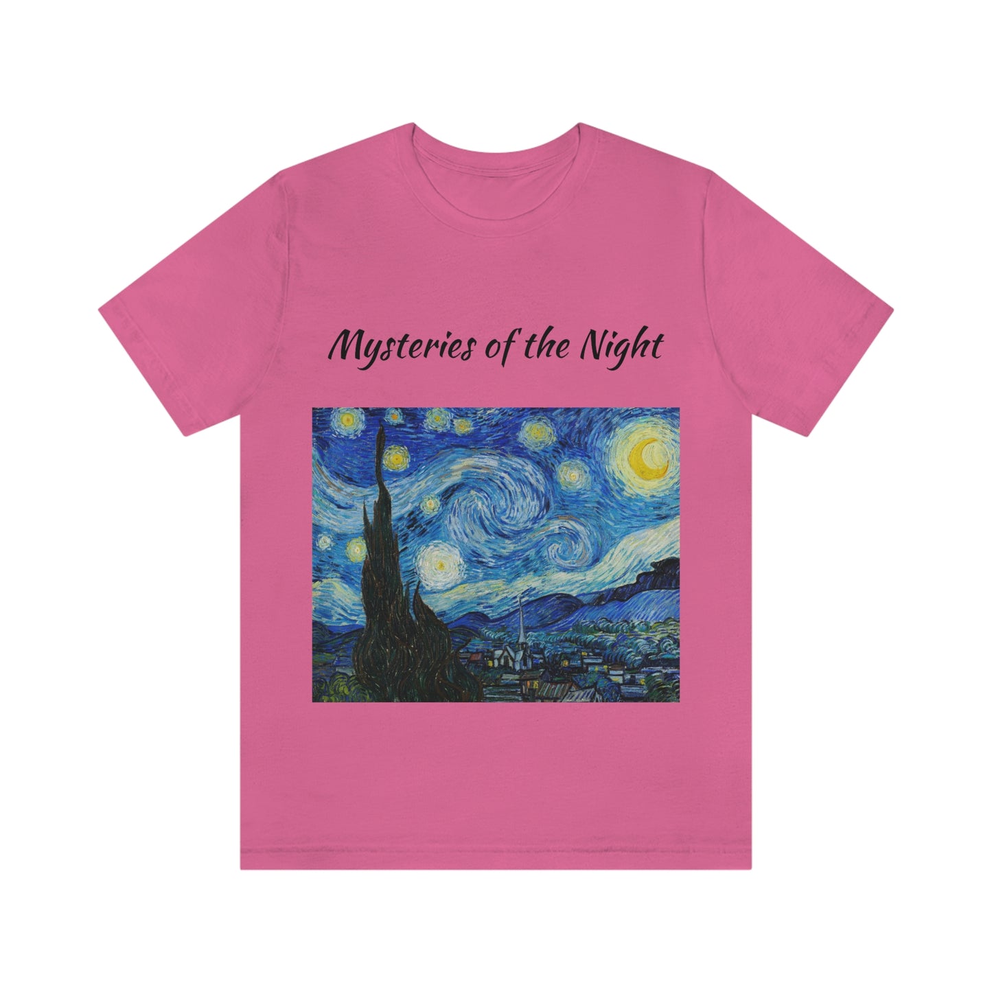 T-shirt unisexe Mystères de la nuit Voyage Travail Vacances Détente