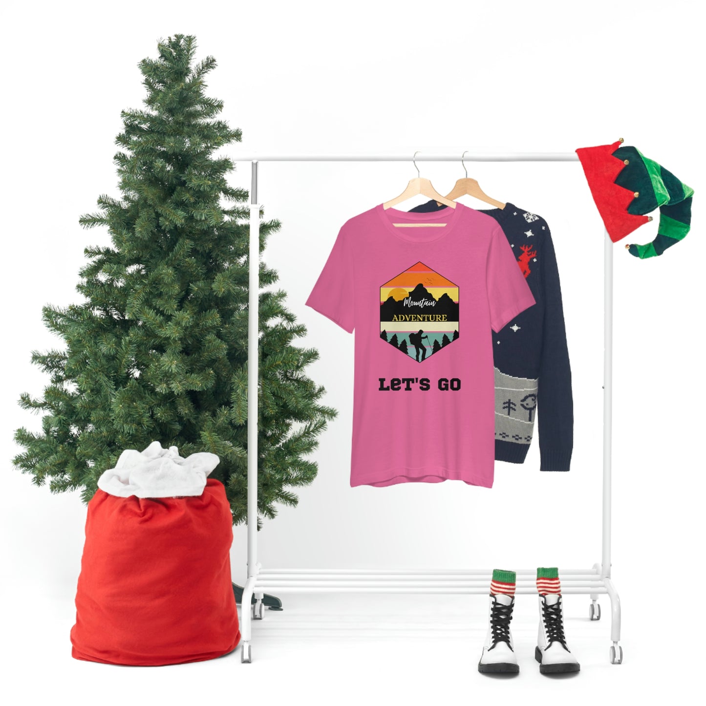 Let's Go Hiking Unisex Jersey Short Sleeve T-Shirt Adventures