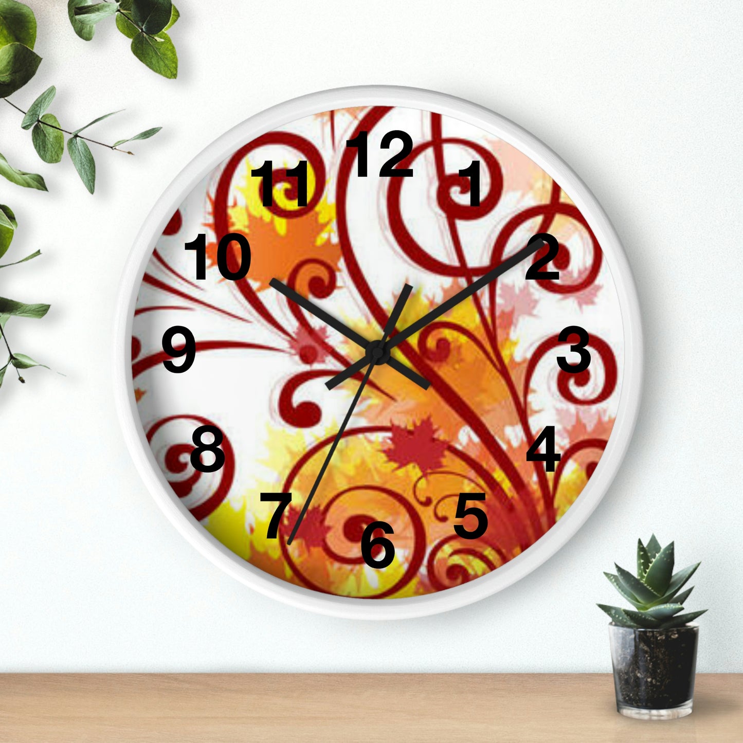 Festive Designs Wall Clock Momma Loves This Clock