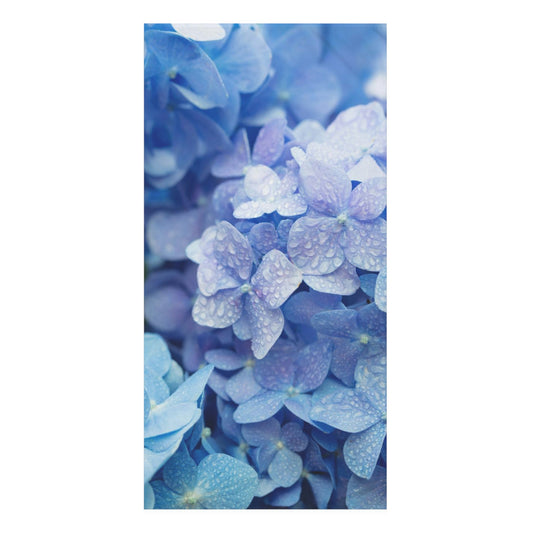 Purple Flowers. Bath Towel. Custom Artwork. Unique Whimsical Flare. Vivid Colors. Great to have in every bathroom of your home and business. Such a Wonderful Gift! Matching Sets. 