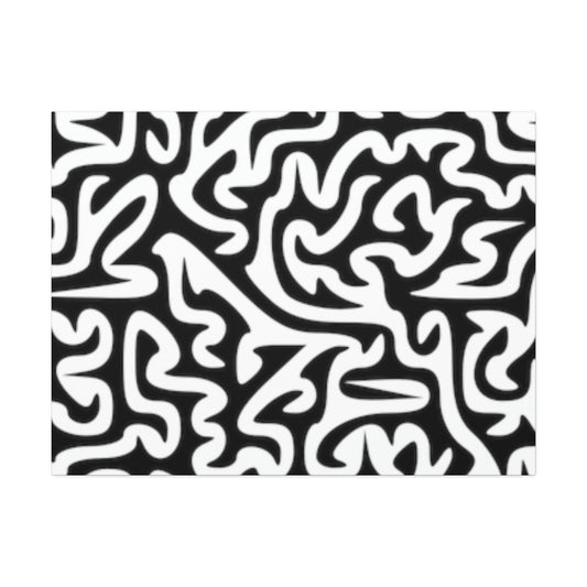 Black and White Maze. 4 Sizes. Custom Artwork. Unique Whimsical Flare. Vivid Colors. Looks Great in your Home and Business. Adding a Splash of Color to your walls. Makes a Wonderful Gift!