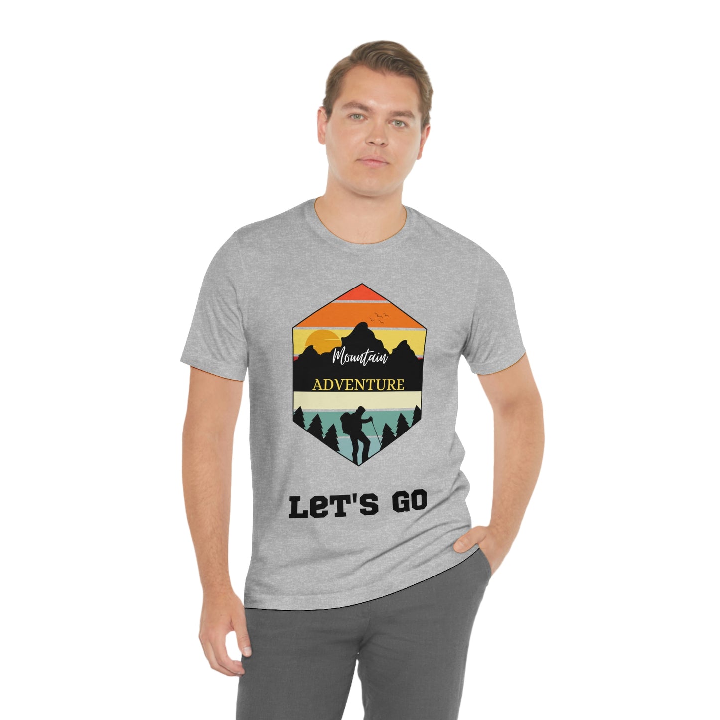 Let's Go Hiking Unisex Jersey Short Sleeve T-Shirt Adventures