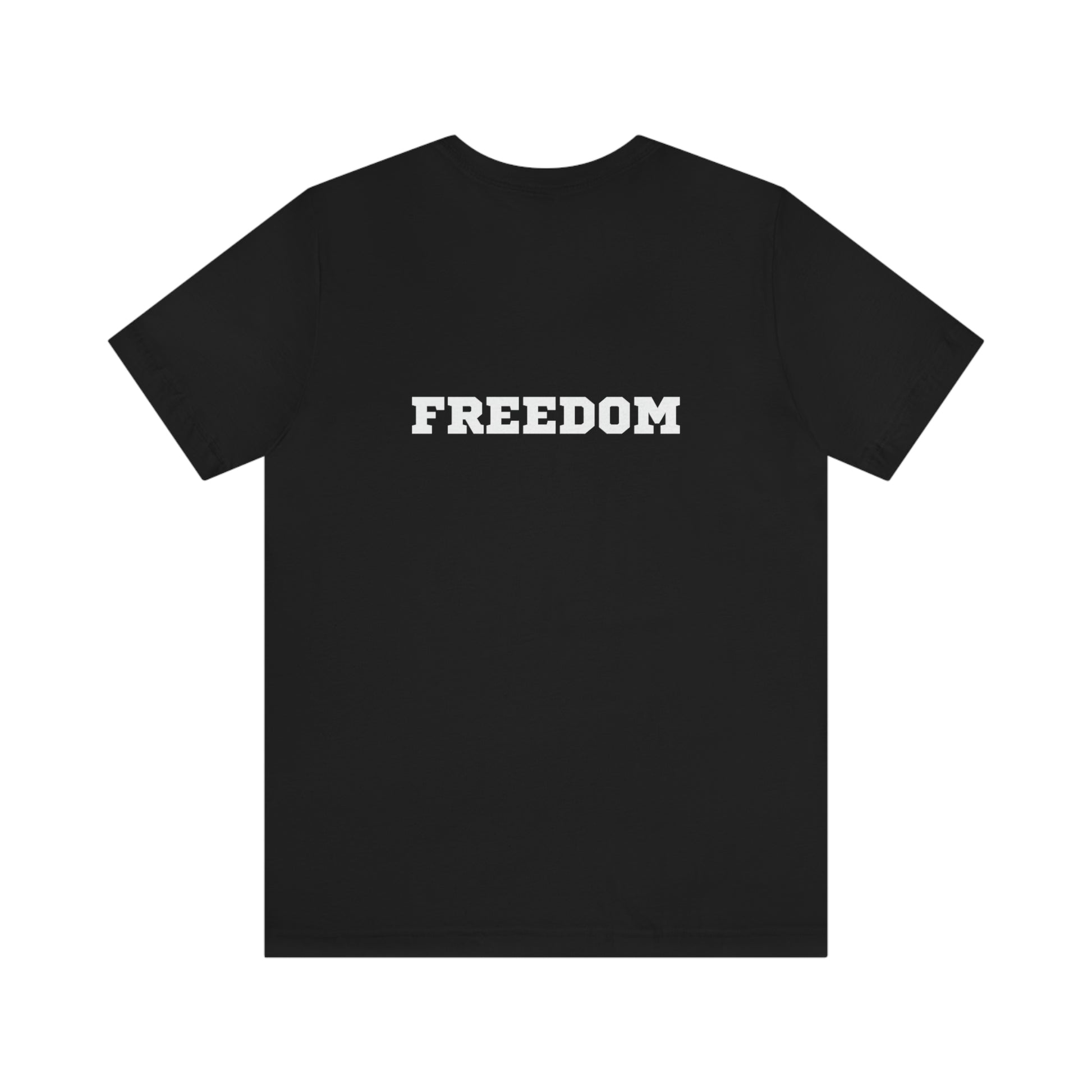 Freedom. Unisex Jersey Short Sleeve T-shirt. Sizes: Small through 3 Extra Large. Price: $35.00. Custom Artwork. Unique Whimsical Flare. Vivid Colors. Great for Me, Women and Children. I Love the Quality, Color . The T-shirt fits perfectly! Soft against your skin. Comfortable to wear every day of the week. I Love my T-shirt from Shookie Mookie!