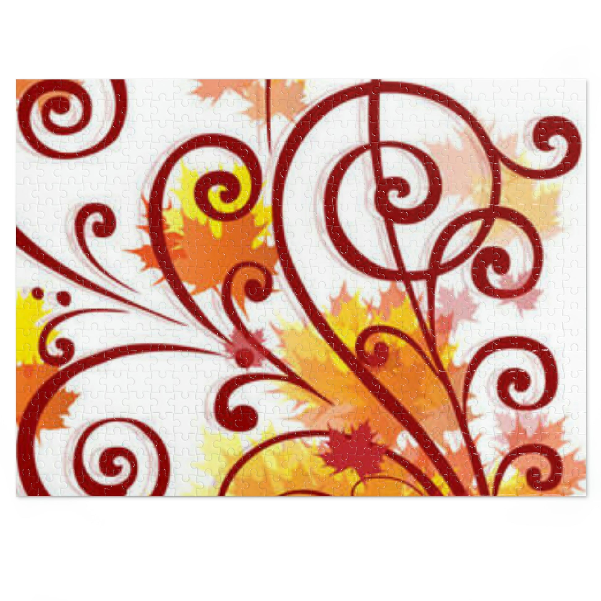 Curly Cues. Jigsaw Puzzle. Custom Artwork. Unique Whimsical Flare. Vivid Colors. Great to play with family and friends. Take along on family vacations, campouts  and sleepovers. Having Fun all day long!