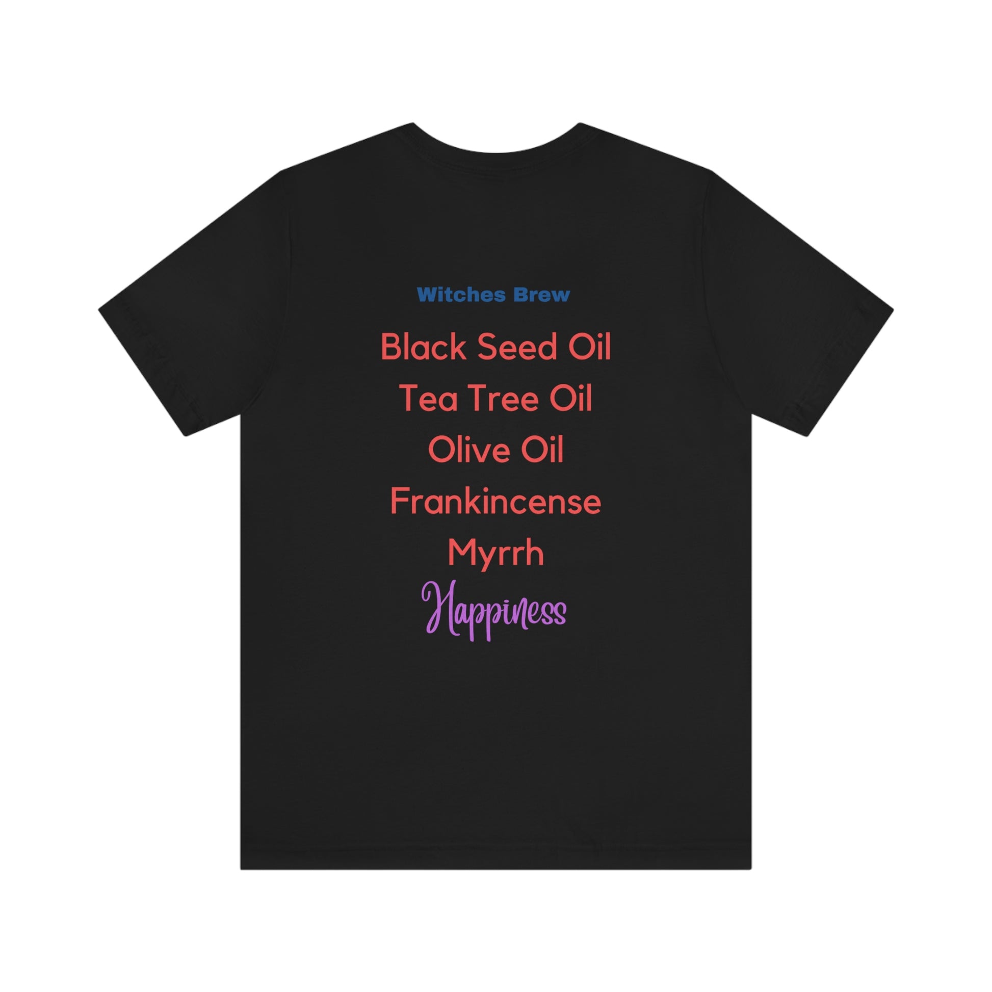 Witches Brew Happiness. Unisex Jersey Short Sleeve T-shirt Small through 3 Extra Large $35.00 each. Custom Artwork. Unique Whimsical Flare. Vivid Colors. Great for Men, Women and Children. Soft against your skin. Comfortable to wear every day of the year. Definitely having Fun!