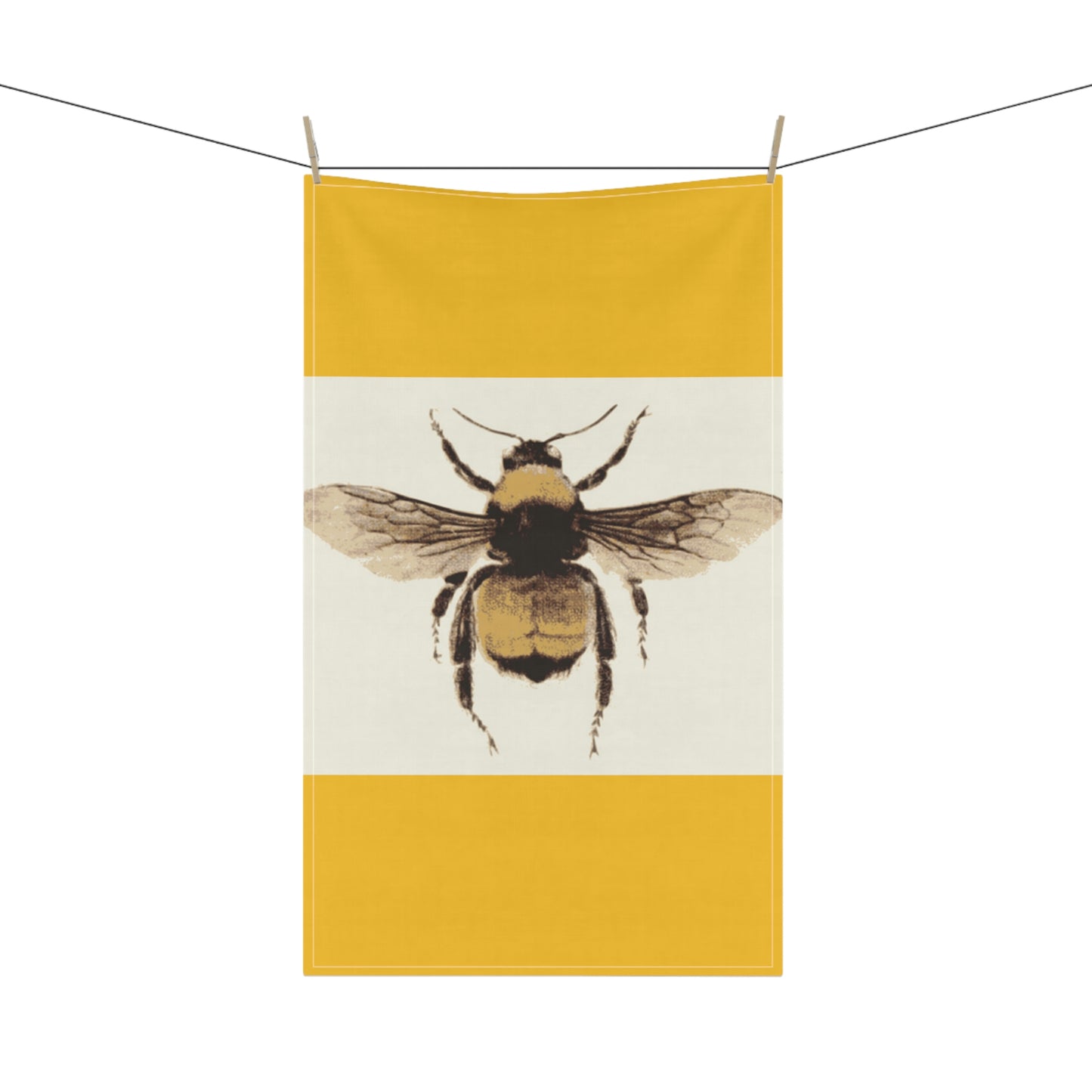 Bumble Bee Kitchen Towel I Love Cooking!