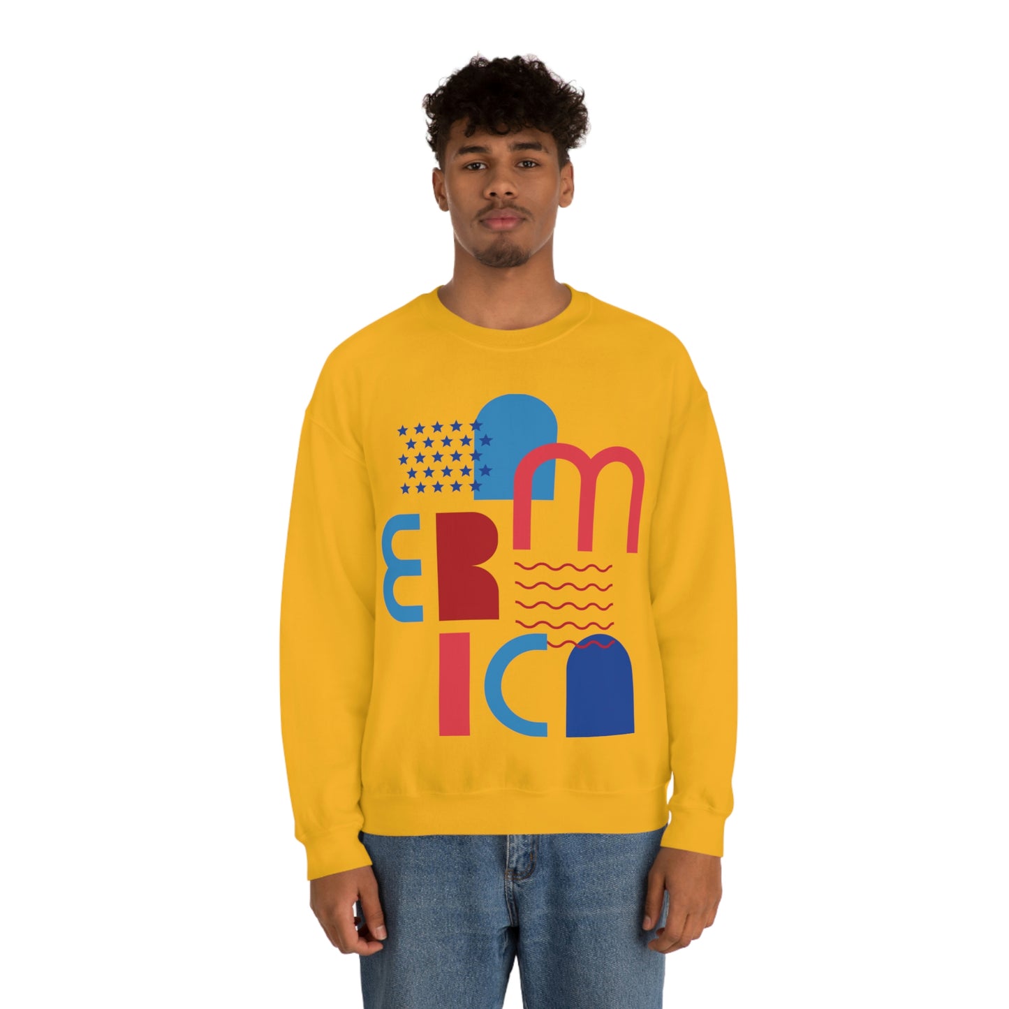 Sweat-shirt ras du cou America, il a l'air fabuleux ! 