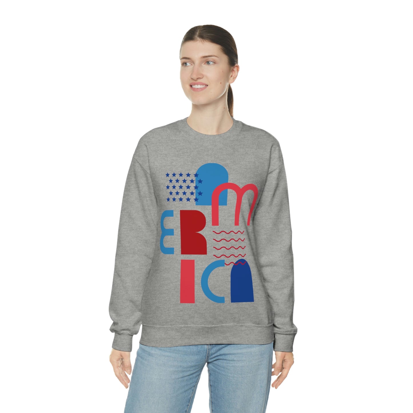 Sweat-shirt ras du cou America, il a l'air fabuleux ! 