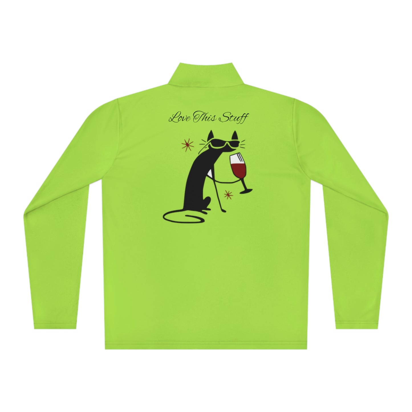 Black Cat Drinking Wine. Love This Stuff. Sizes: Extra Small Though 4 Extra Large.  Price: $63.00. Custom Artwork. Unique Whimsical Flare. Vivid Colors. Soft against your skin. I Love the quality and fit. Comfortable to wear every day of the week. Gonna wear my pullover from Shookie Mookie to the Pacific Crest Trail & Continental Divide Trail.