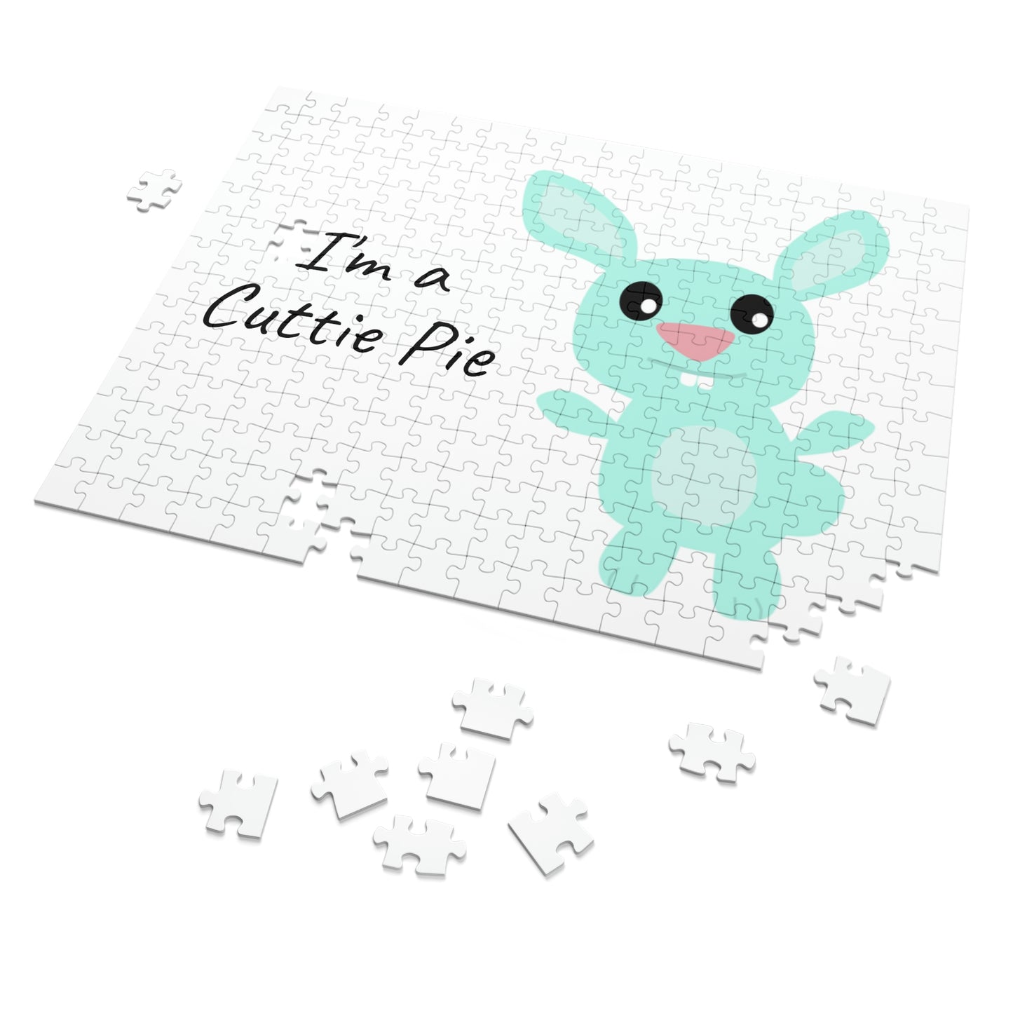 Rabbit I'm a Cuttie Pie Jigsaw Puzzle I Love Games!