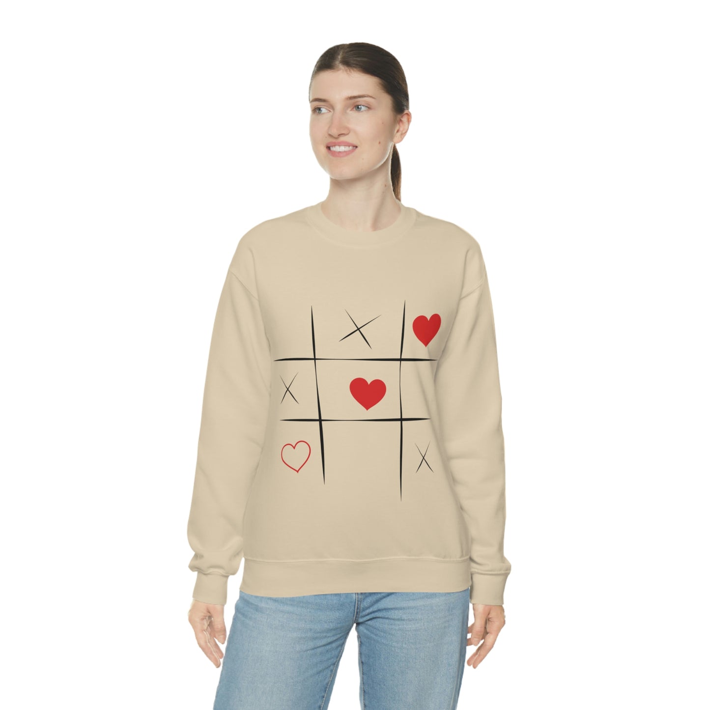 Sweat-shirt ras du cou Tic Tac Toe Ma fille adorerait ce sweat-shirt !