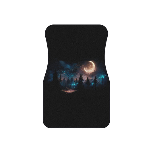 Tapis de voiture (2x avant) Pleine lune dans la nature Très résistant Voyager aux États-Unis