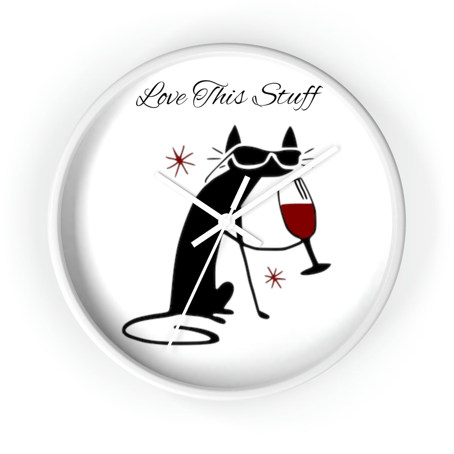 Black Cat Wall Clock Such a Wonderful Gift!