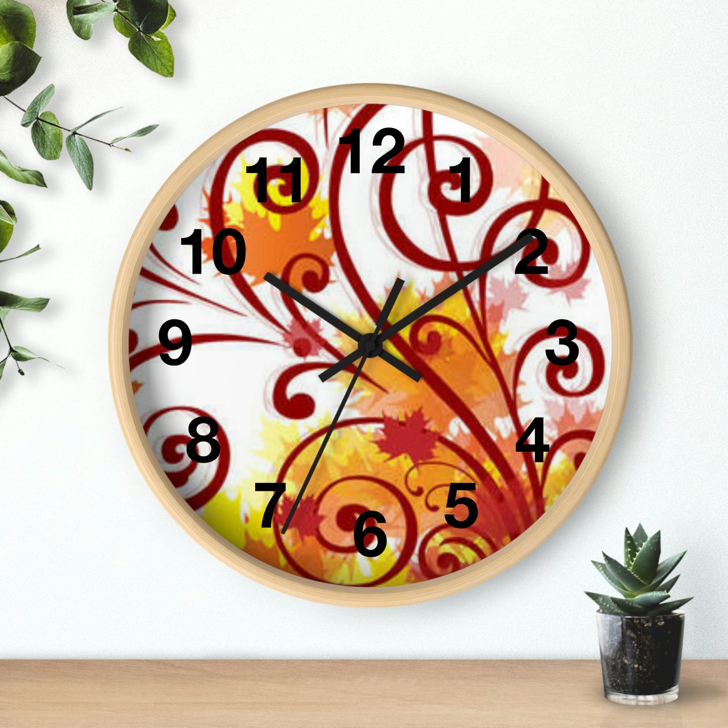 Festive Designs Wall Clock Momma Loves This Clock