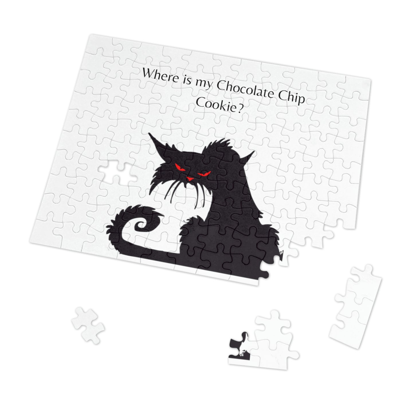 Black Cat Jigsaw Puzzle I Love Games!