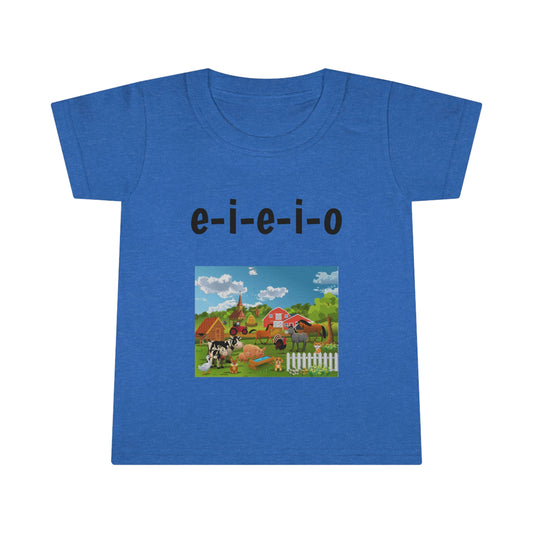 e-i-e-i-o Farm Animals Toddler T-shirt