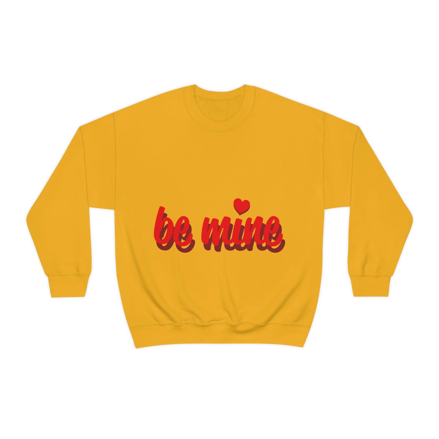 sois à moi en sweat-shirt ras du cou rouge J'ai besoin d'un chéri