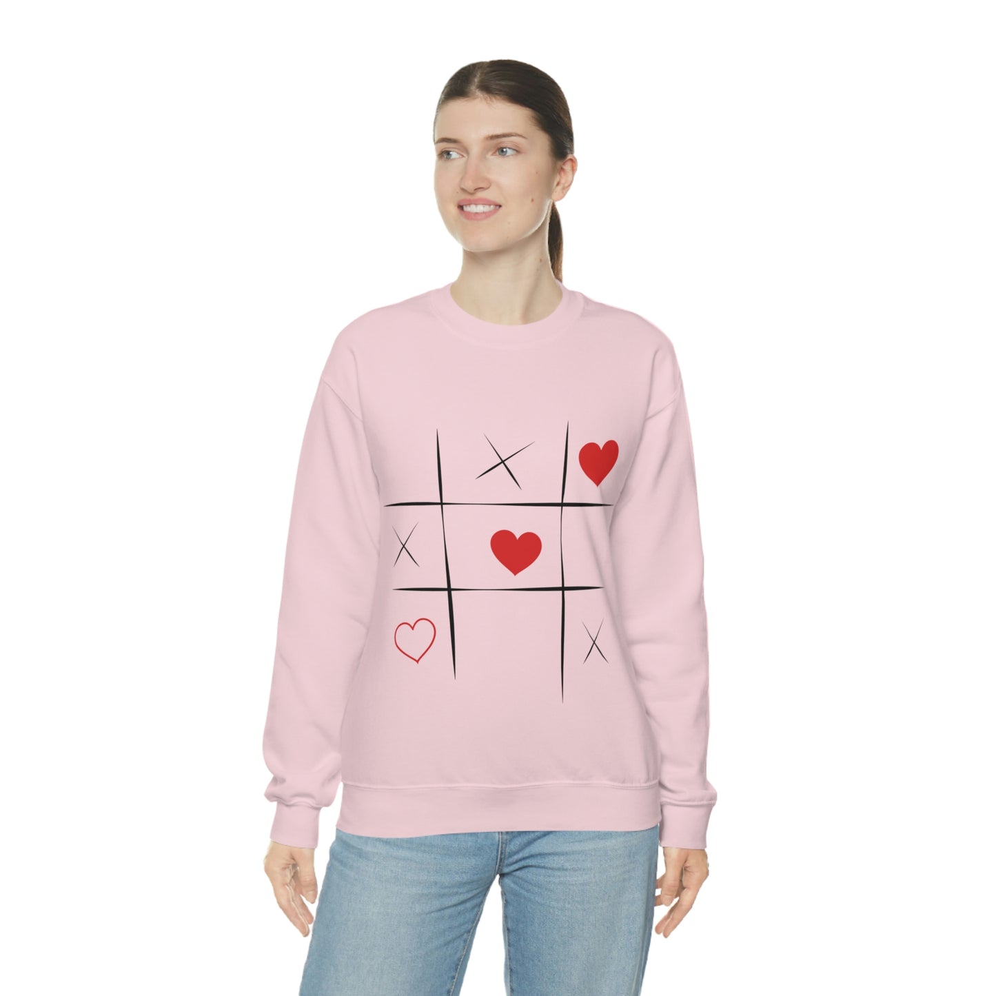 Sweat-shirt ras du cou Tic Tac Toe Ma fille adorerait ce sweat-shirt !
