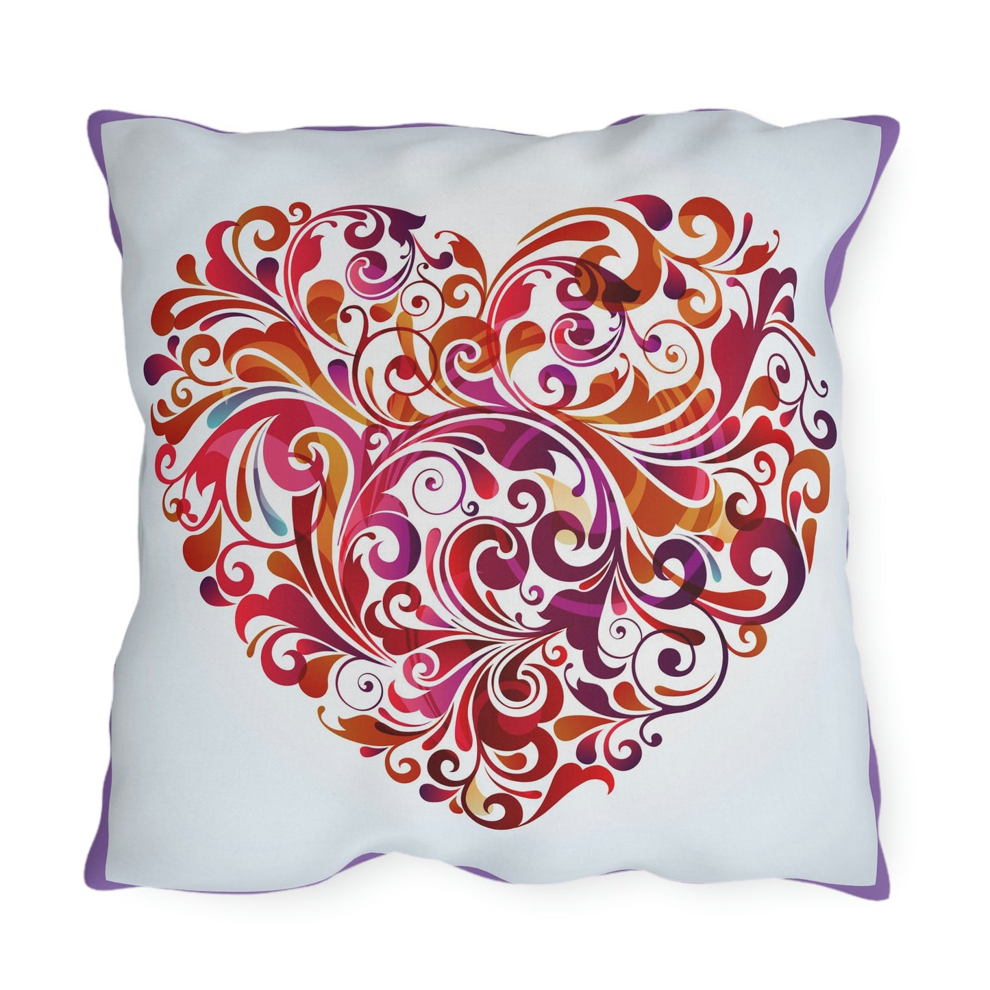 No I didn't do that Heart Outdoor Pillows