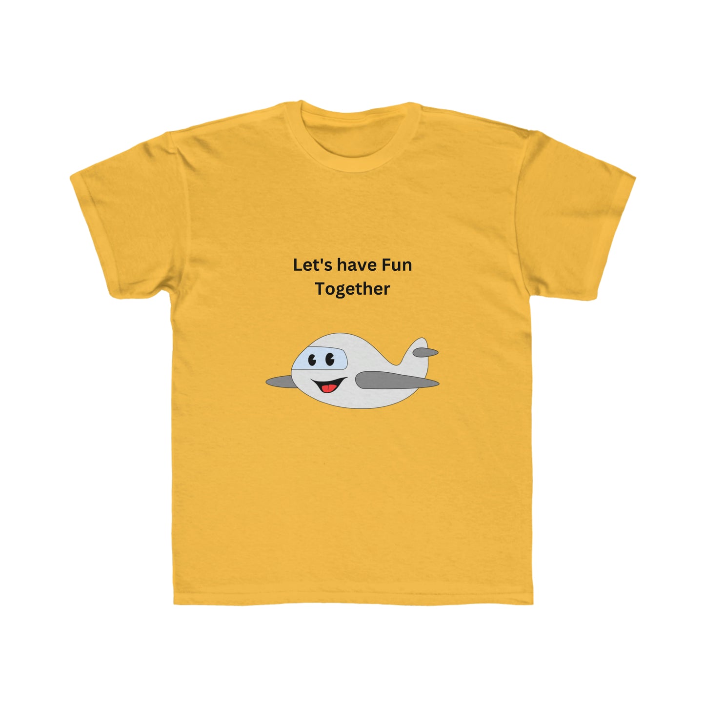 T-shirt Jeunesse Avion Je veux ce T-shirt pour mon anniversaire !