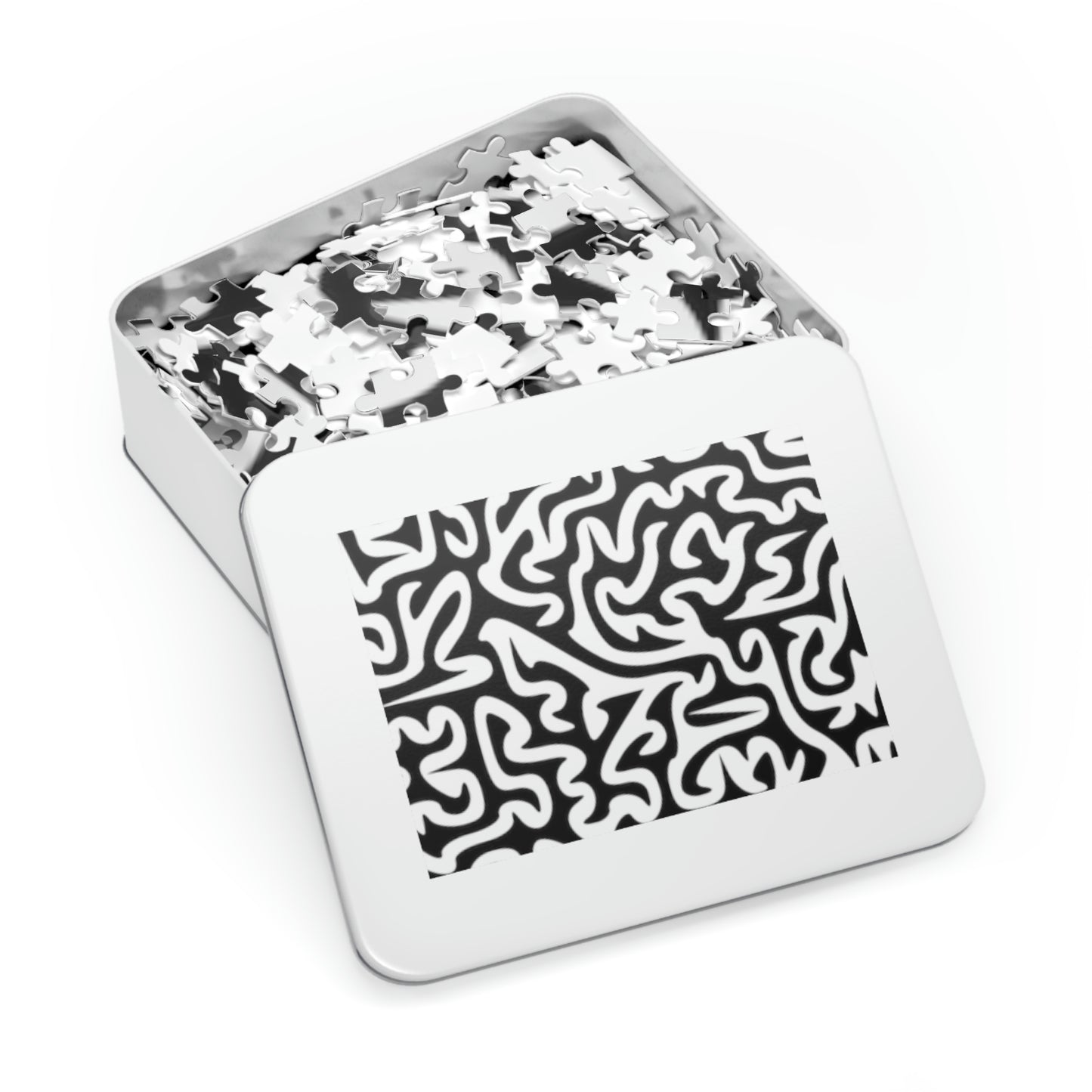 Black and White Maze Jigsaw Puzzle I Love Games!