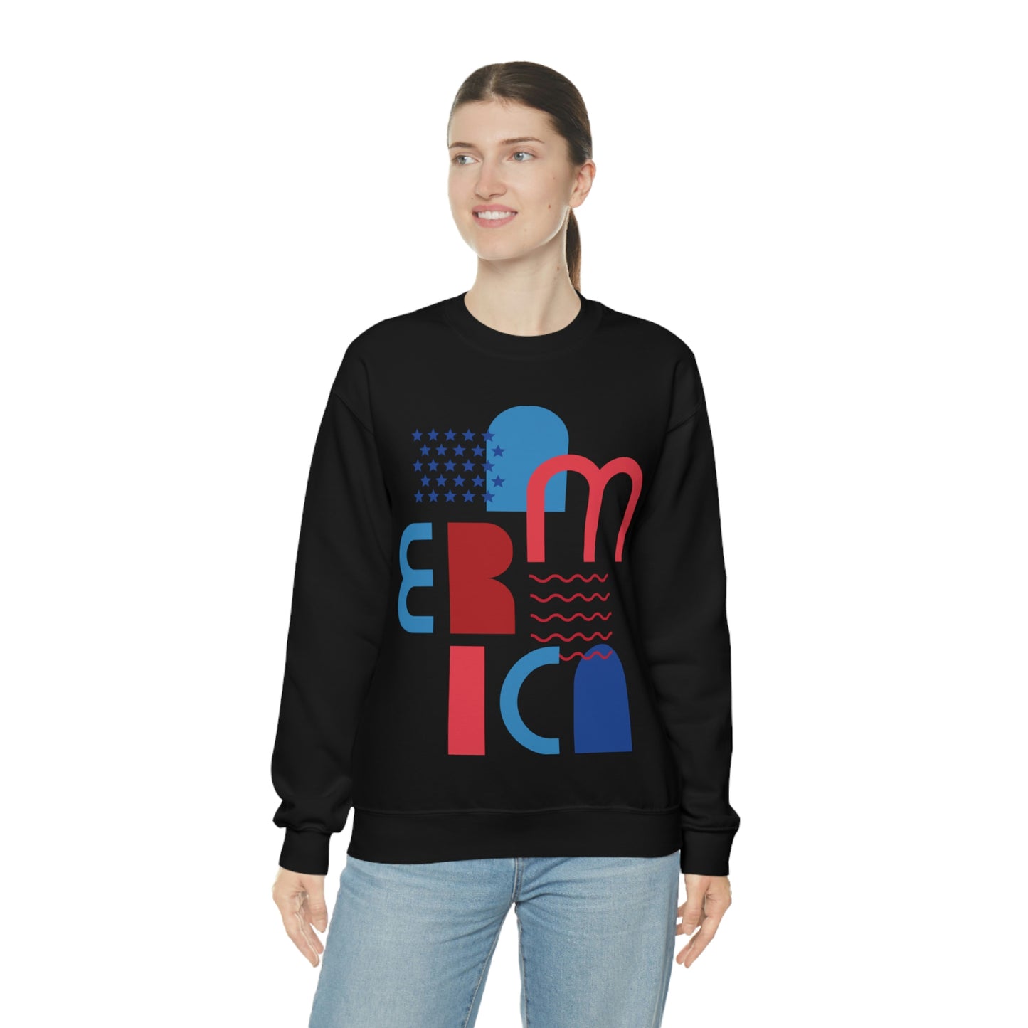 Sweat-shirt ras du cou America, il a l'air fabuleux ! 