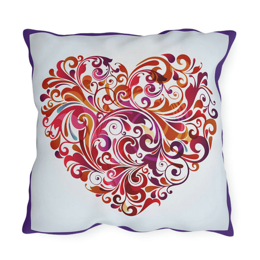 Wildflower Garden Outdoor Pillows Relaxing The Day Away