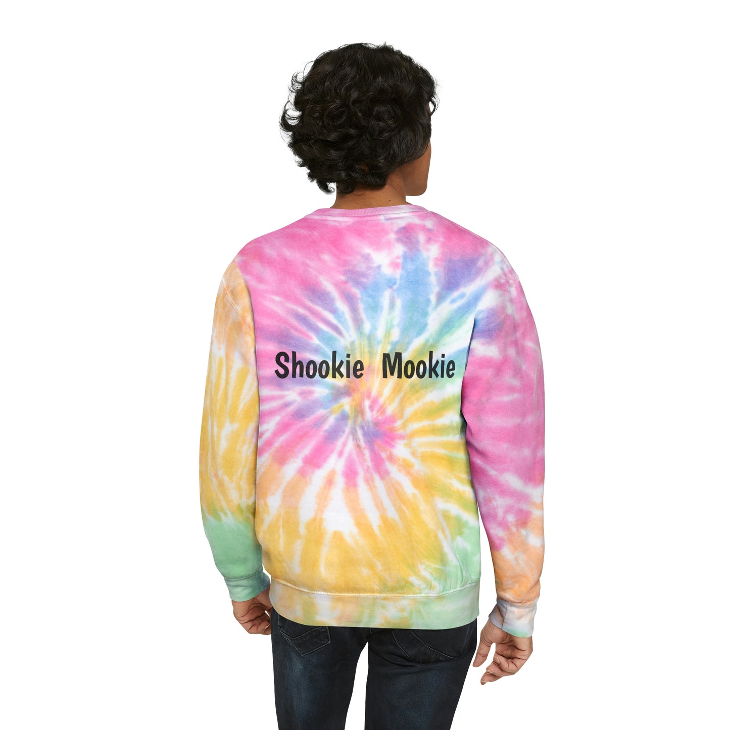 Throttle of Motorcycle Unisex Tie-Dye Sweatshirt
