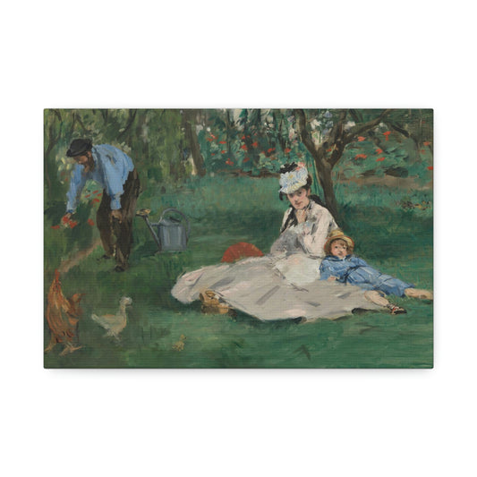 Relaxing the day away. Canvas. The Metropolitan Museum of Art in New York. Custom Artwork with a Whimsical Flare. Vivid Colors. This Art will look Magnificent in every room of your home and business. Make such a Wonderful Gift!
