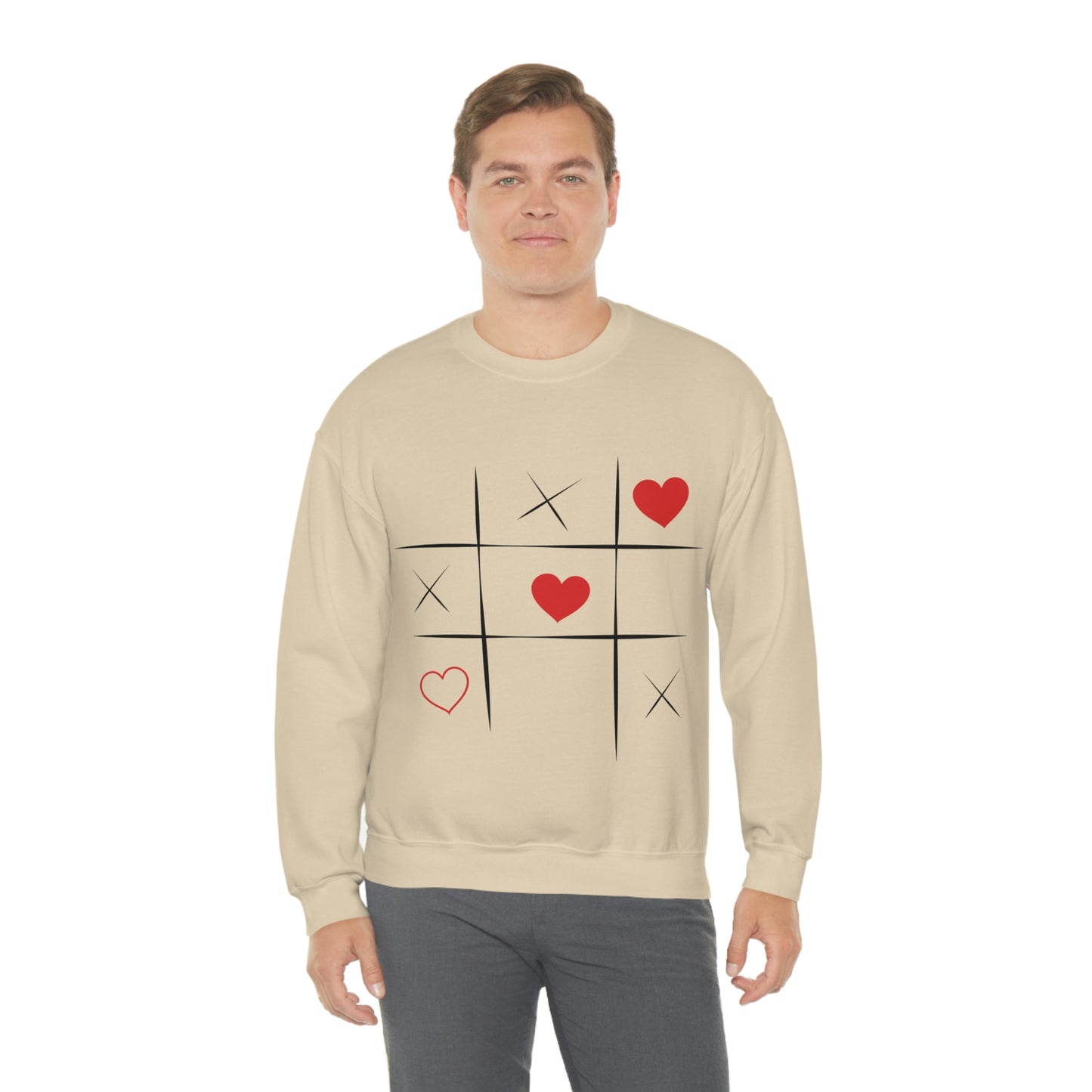 Sweat-shirt ras du cou Tic Tac Toe Ma fille adorerait ce sweat-shirt !