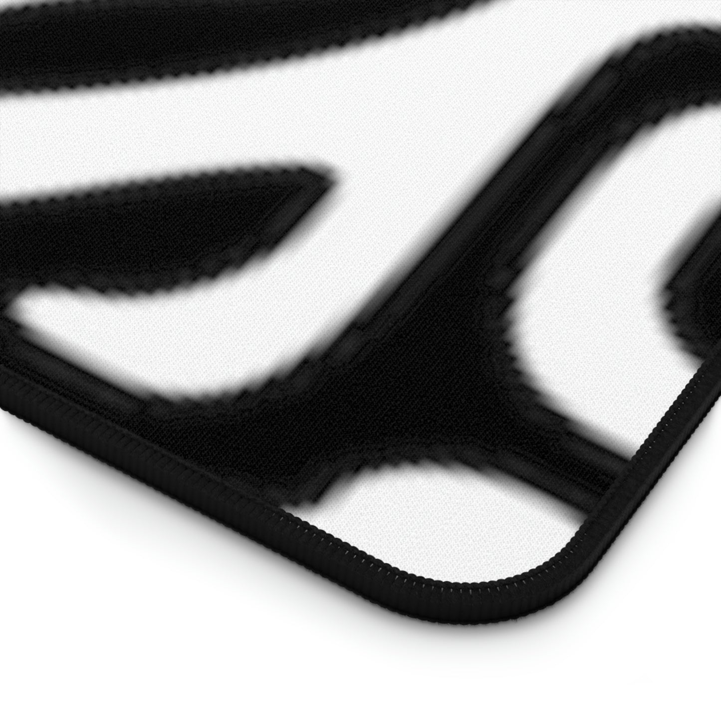 Maze Black White Desk Mat Business Office Home College