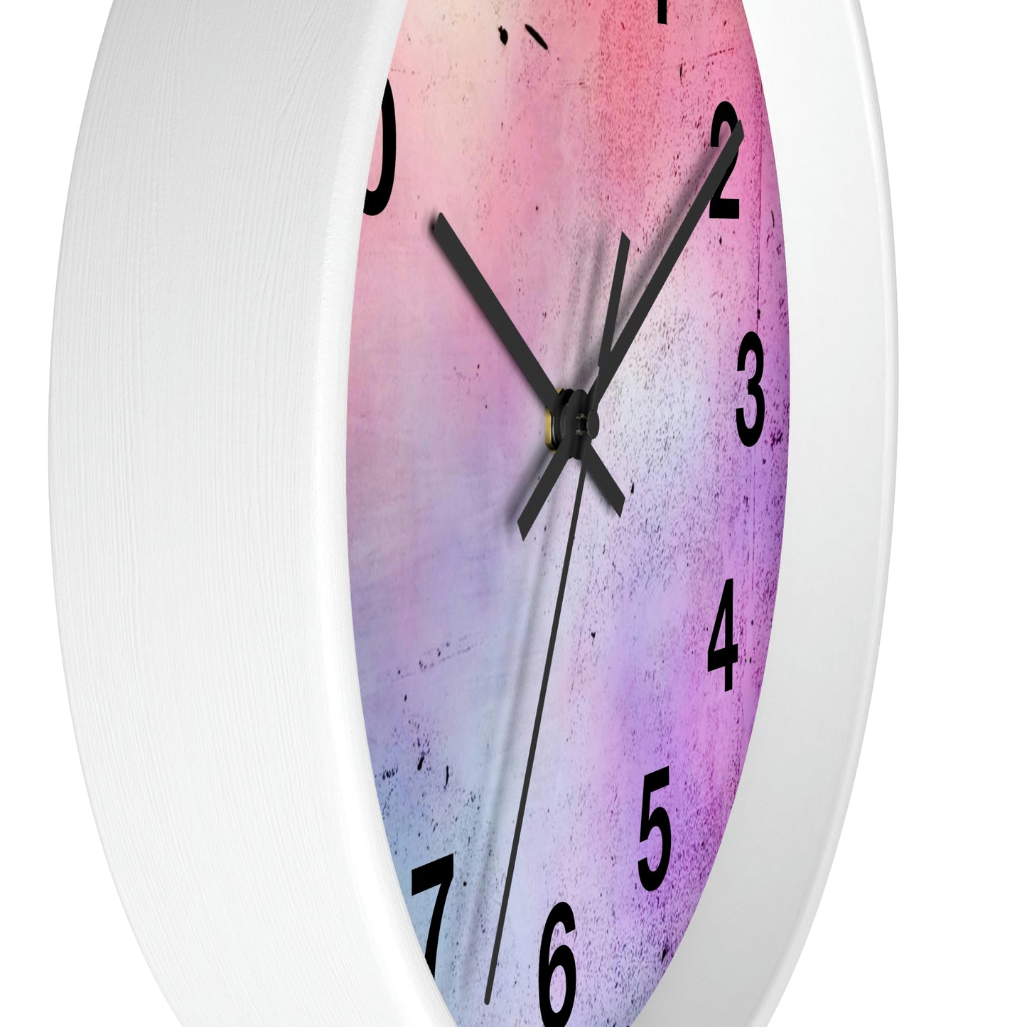 Horloge murale rose clair violet Quelle horloge murale fabuleuse !