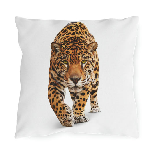 Cheetah. Outdoor Pillows. Custom Artwork. Unique Whimsical Flare. Vivid Colors. Looks Great on the back Patio. Adding a Splash of Color on your furniture. 