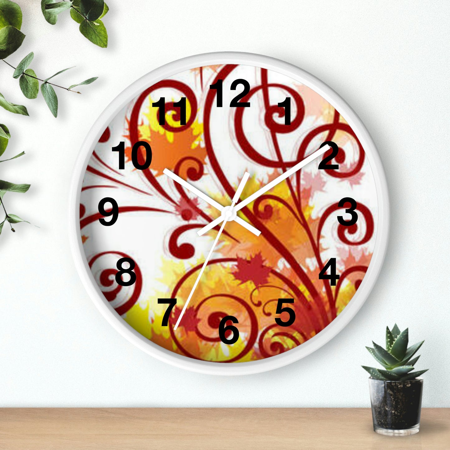 Festive Designs Wall Clock Momma Loves This Clock