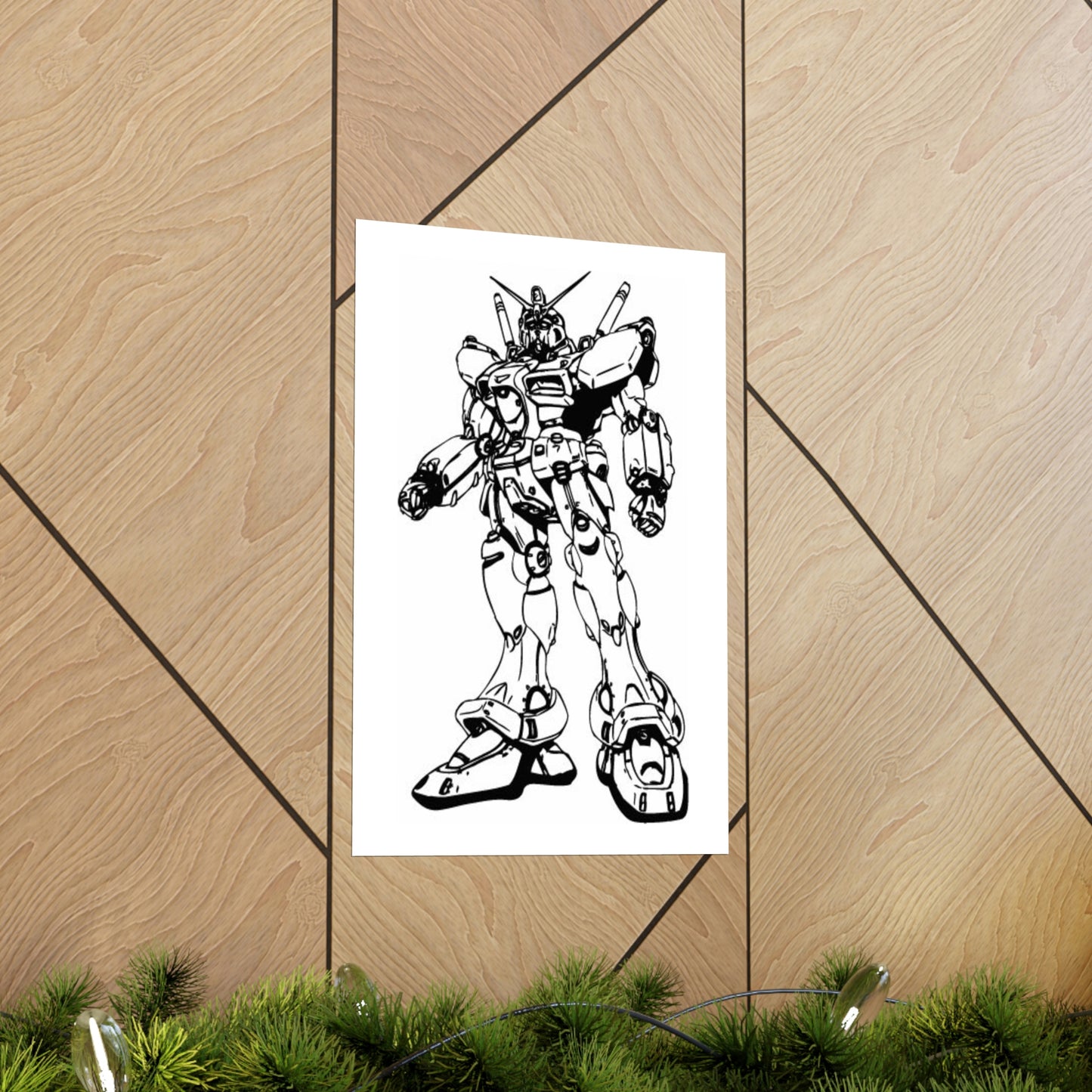 Figuras de acción en pósteres verticales mate de primera calidad, ideales como regalo de cumpleaños para la habitación de los niños.