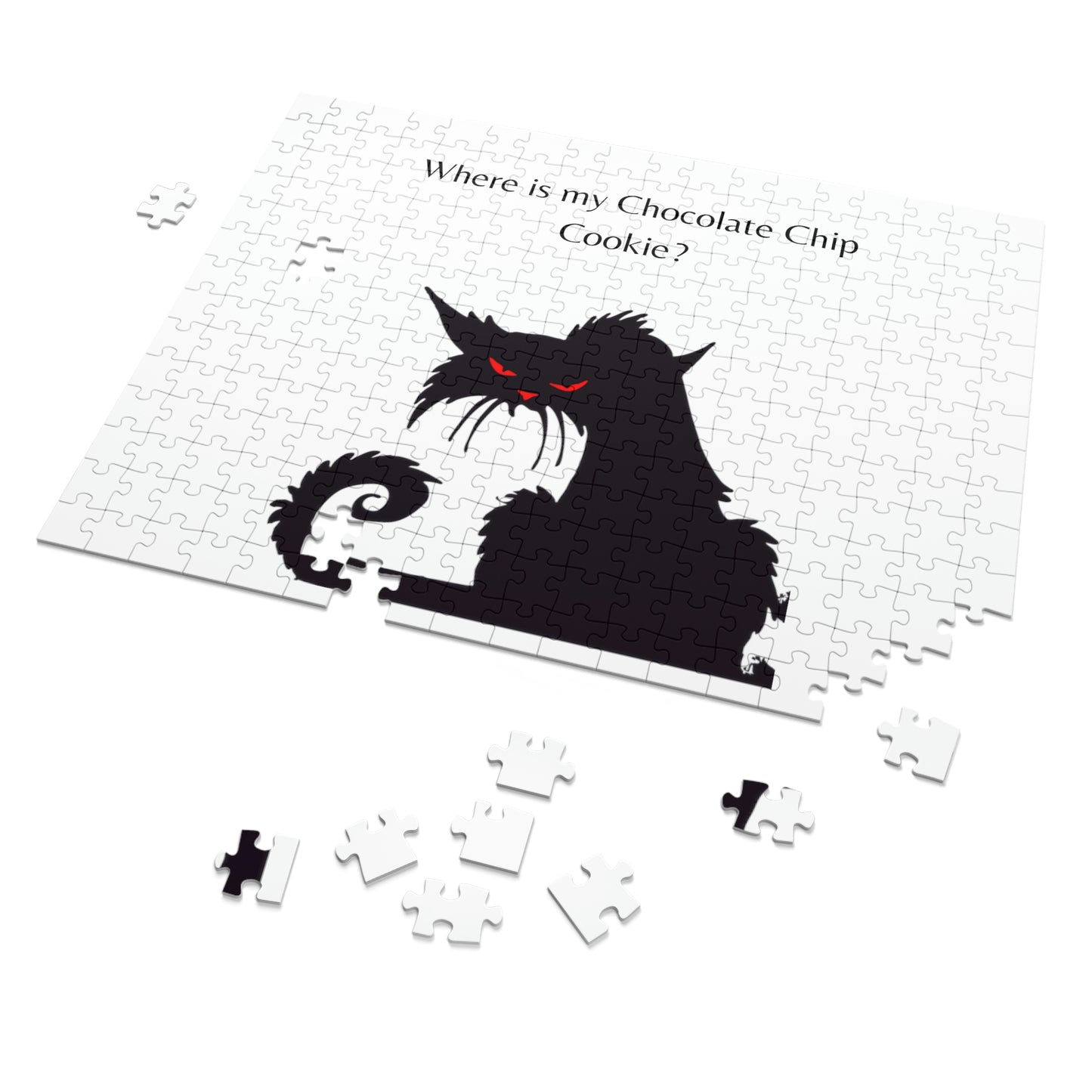 Black Cat Jigsaw Puzzle I Love Games!